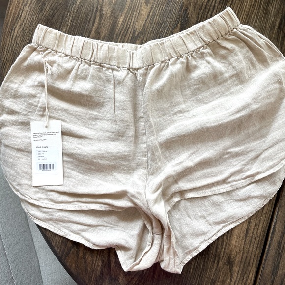 MATE the Label Pants - Mate the Label Linen Mid-rise Short